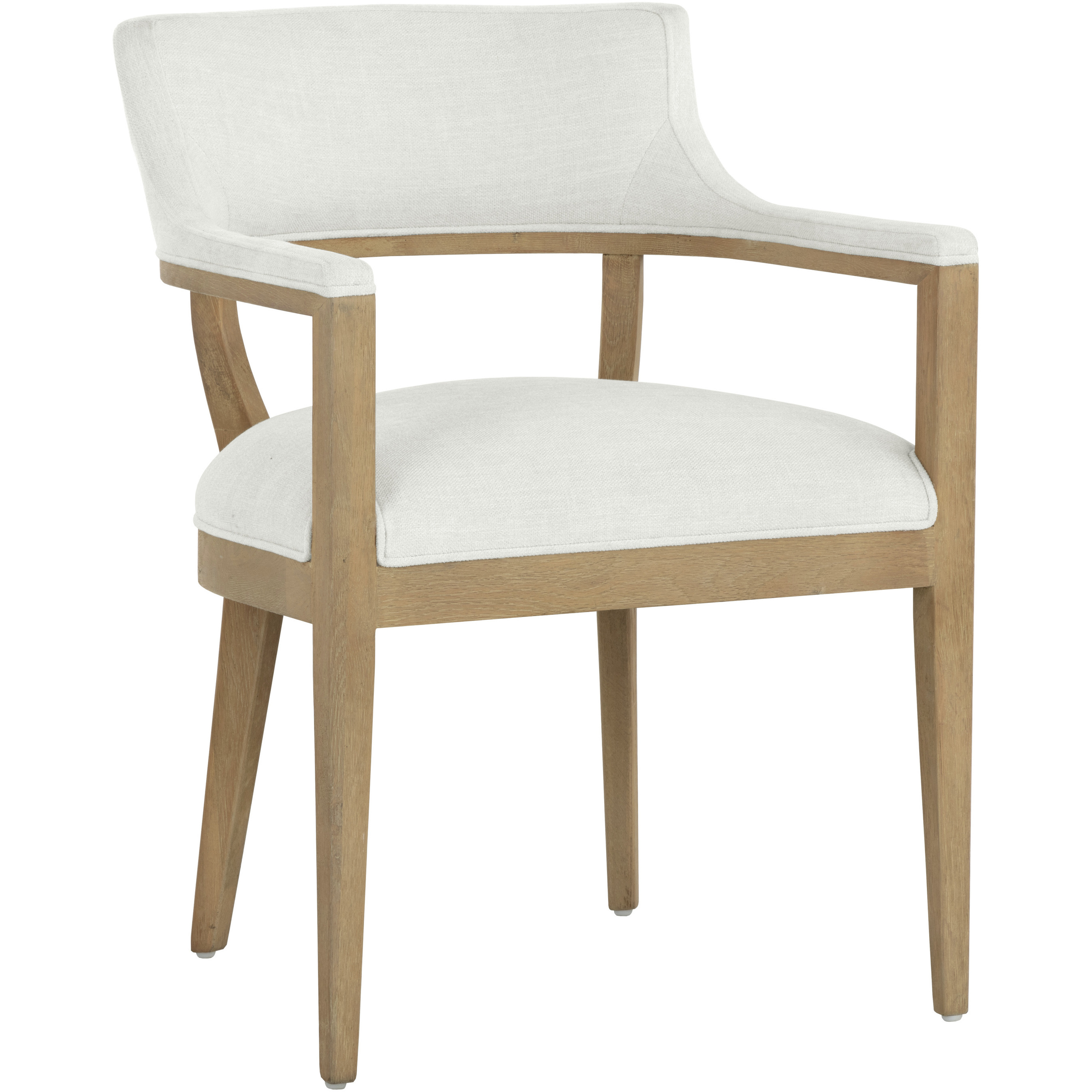 Brylea Natural / Heather Ivory Tweed Dining Armchair